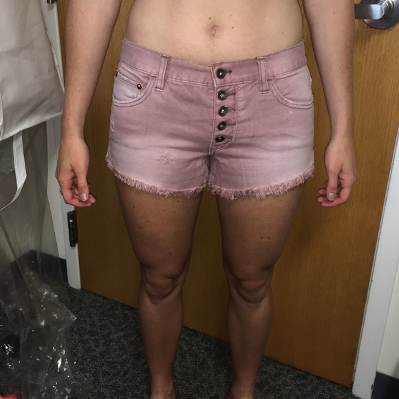 Free People jean shorts - Picture 1 of 3